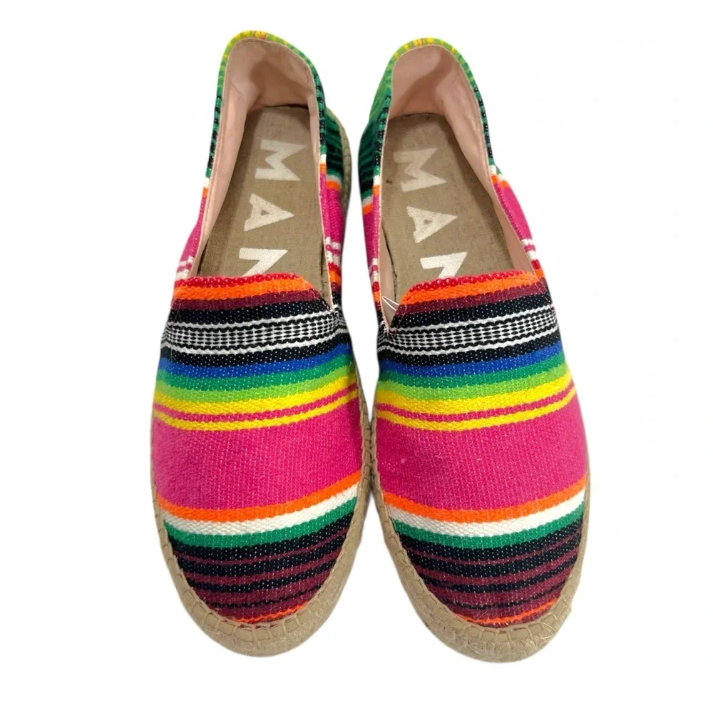 Tulum striped platform espadrilles - Multicolor